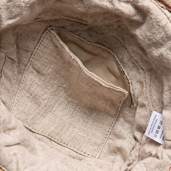 Wandari™ – Patchwork Mushroom Bucket Hat with Hidden Pocket